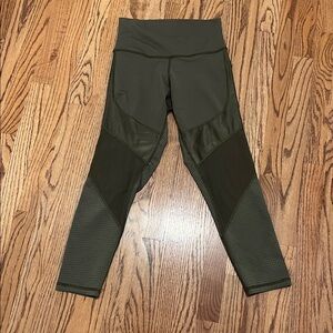 DYI Olive Green Moto Leggings